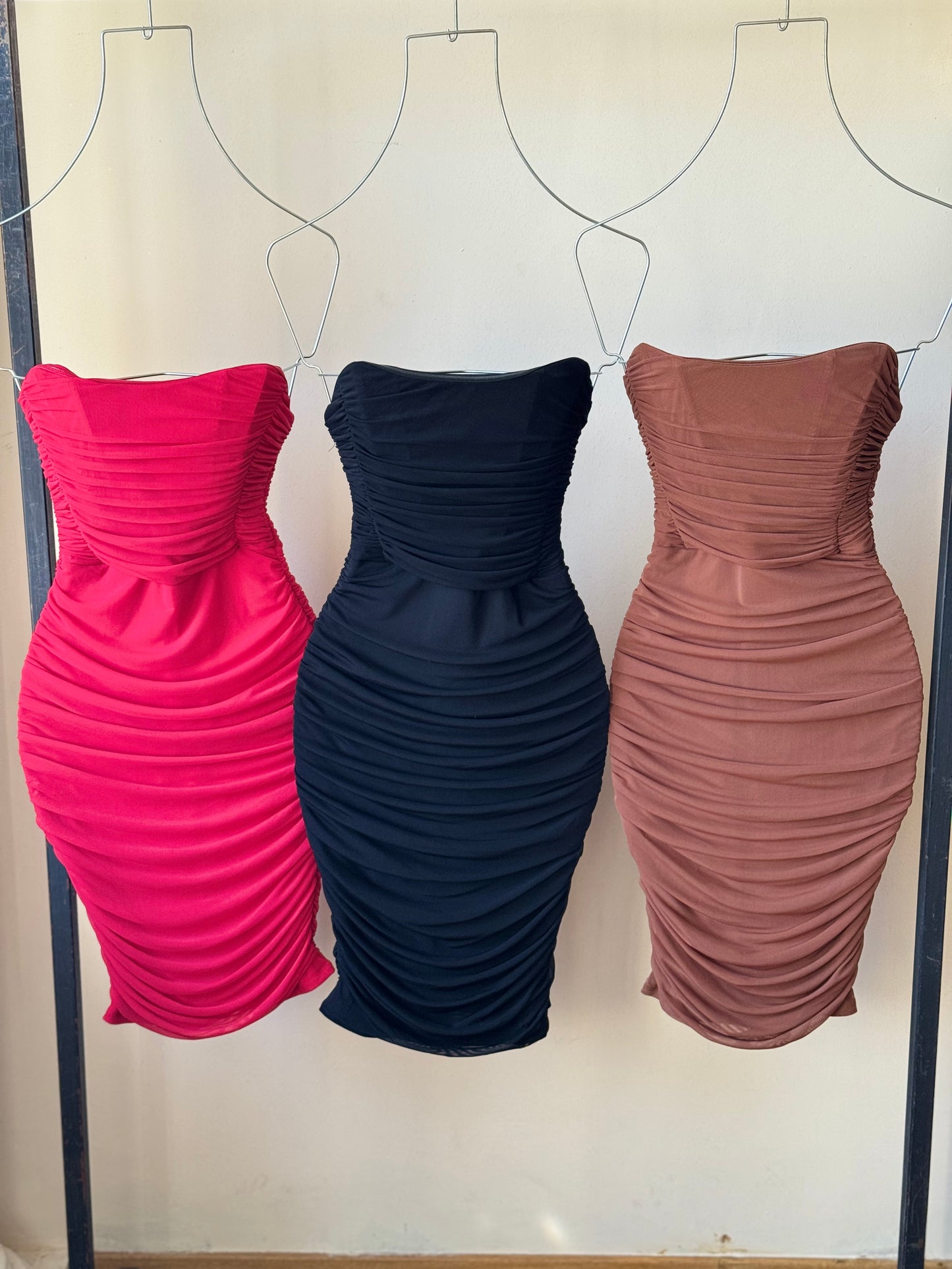 Vestido mesh corto