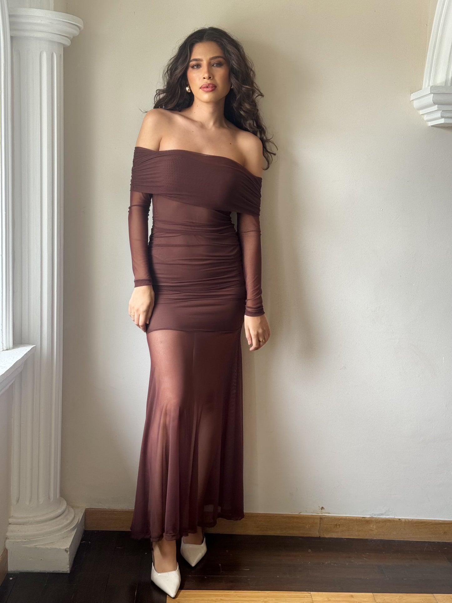 Maxi Vestido mesh