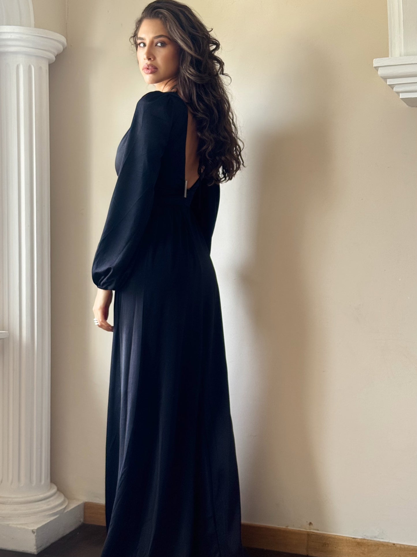 Maxi vestido de fiesta