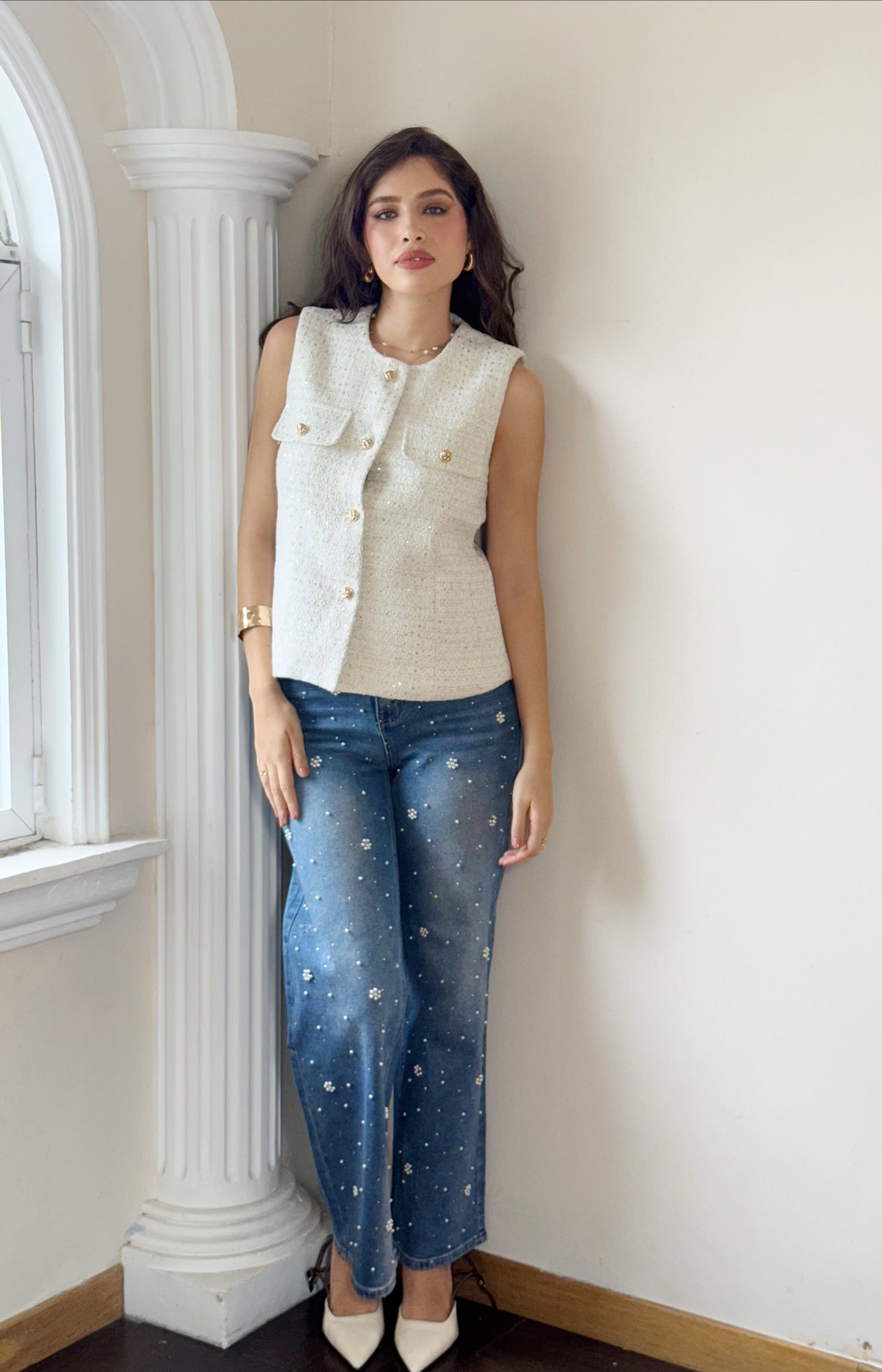 Chaleco Tweed