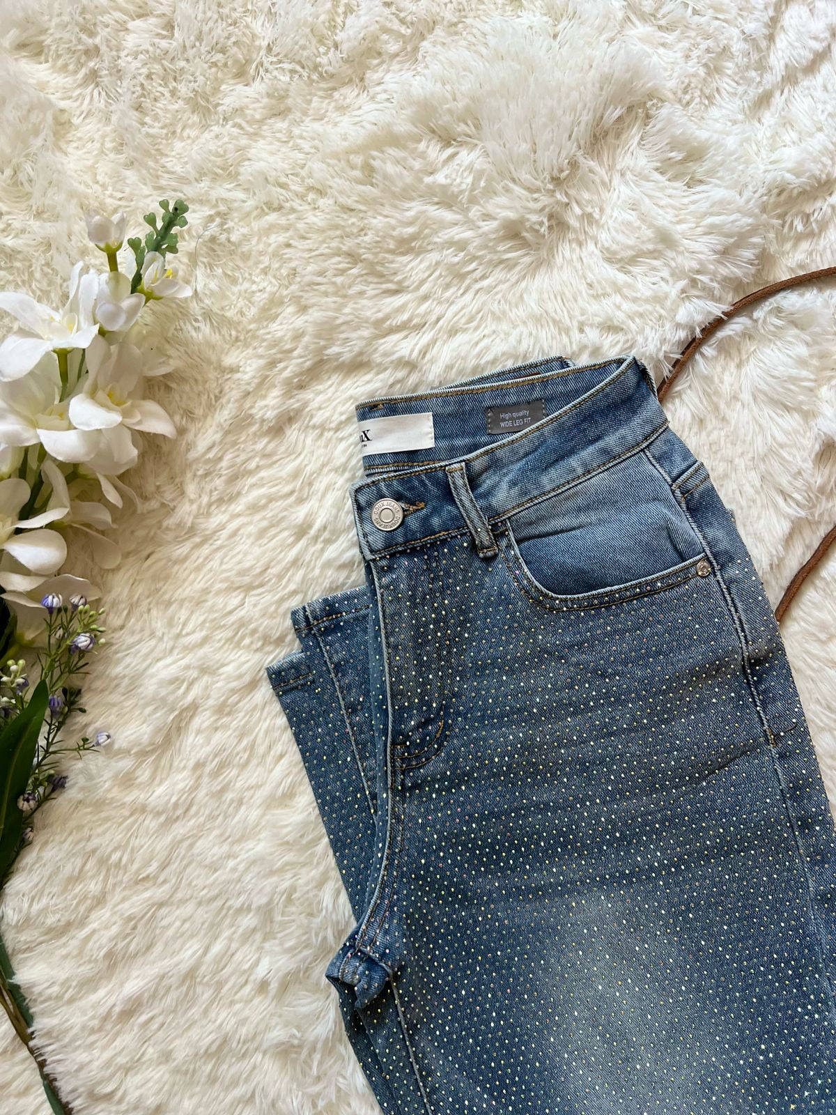 Pantalon Wide Brillos