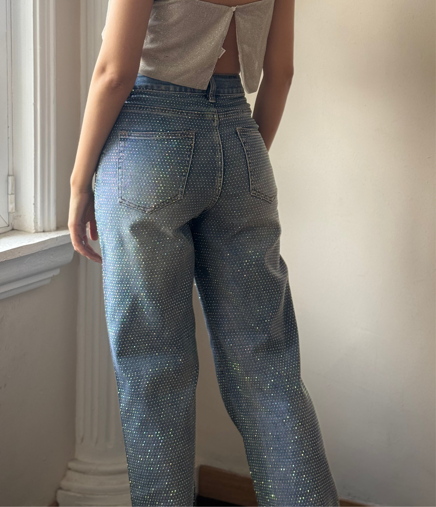 Pantalon Wide Brillos