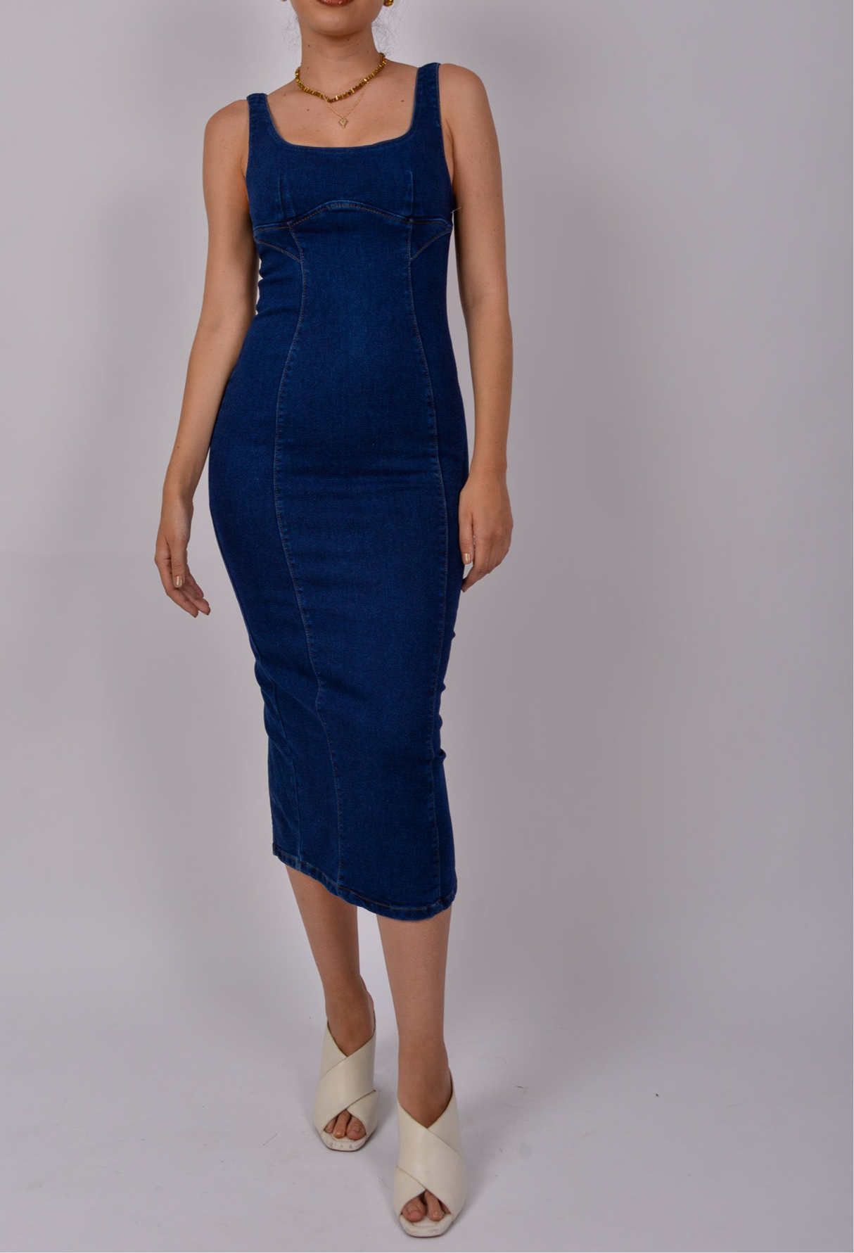 Vestido Mezclilla de tirantes