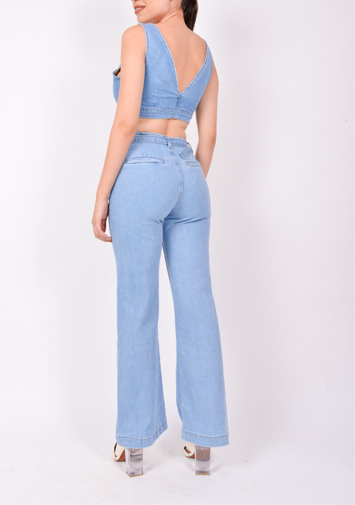 Conjunto Mezclilla con top