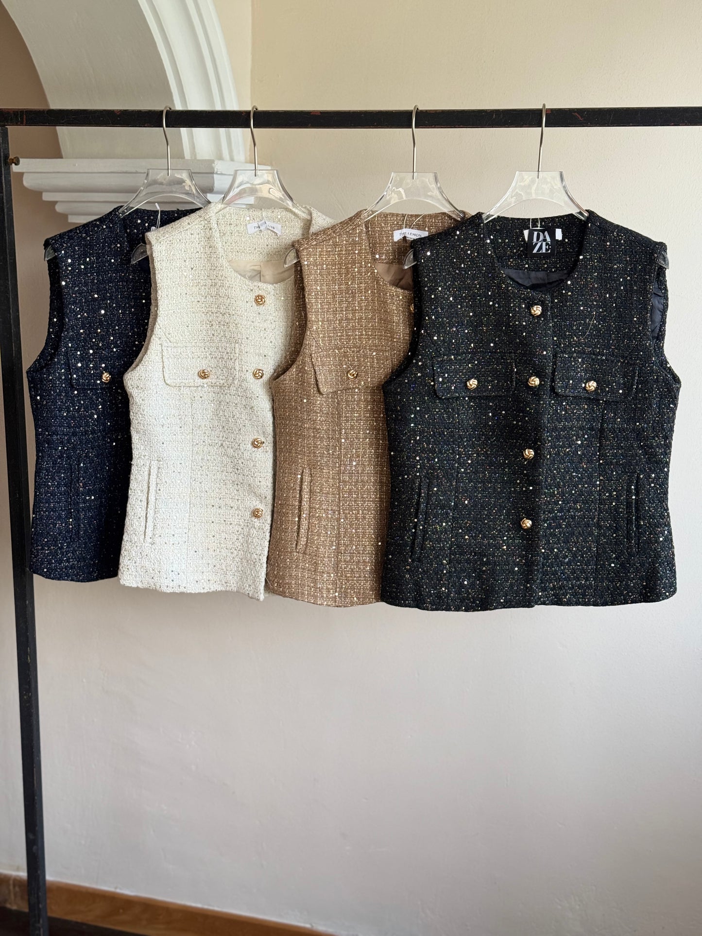 Chaleco Tweed