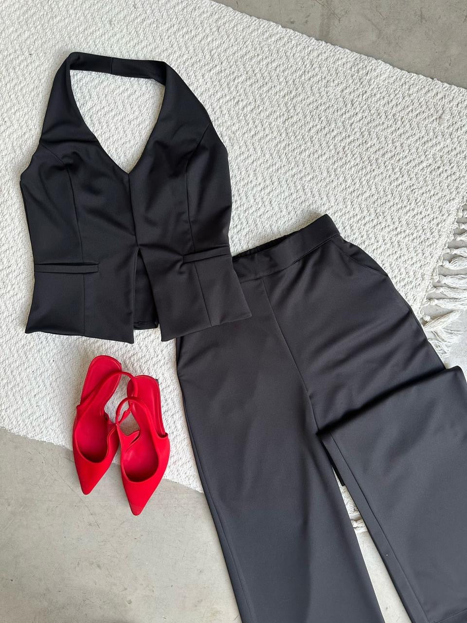 Conjunto blusa y pantalón