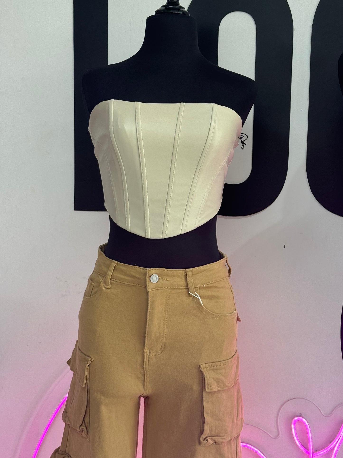 Corset vinipiel