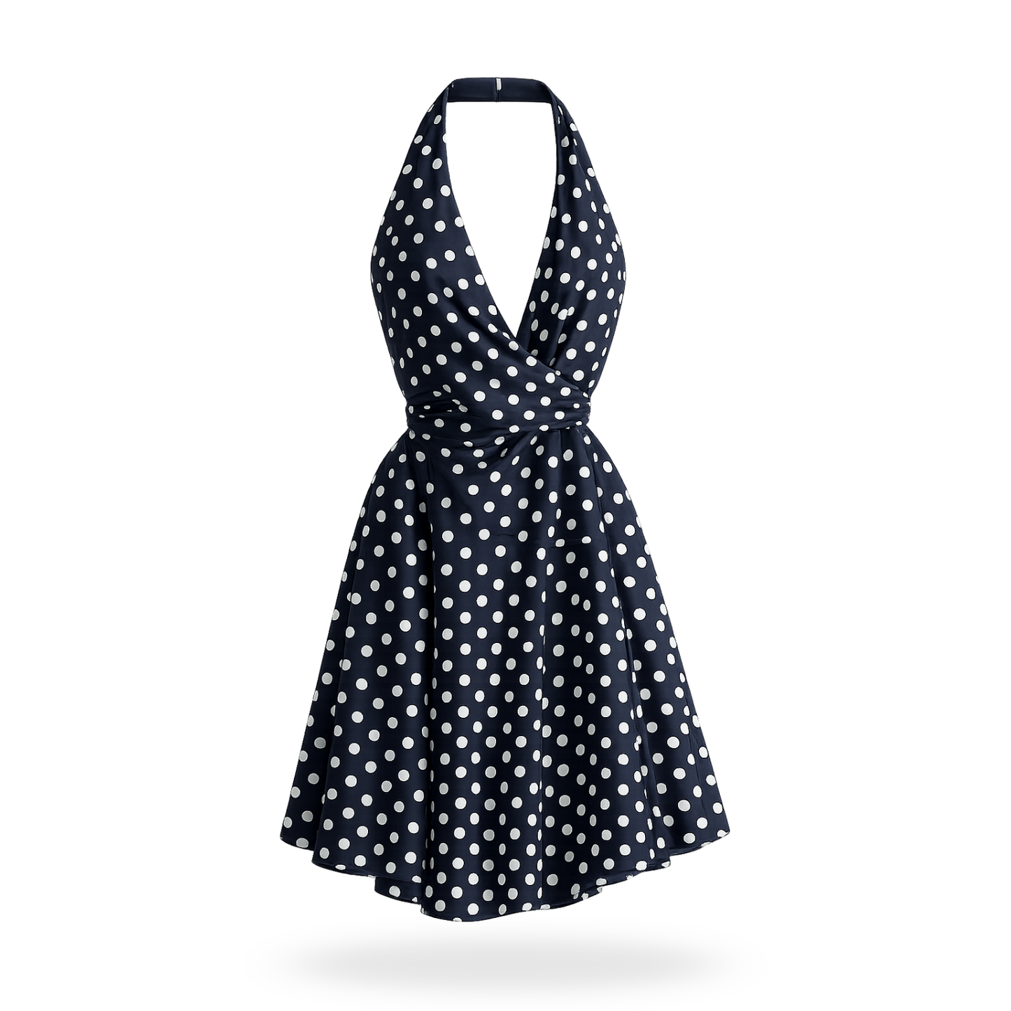 Vestido Cruzado de puntos