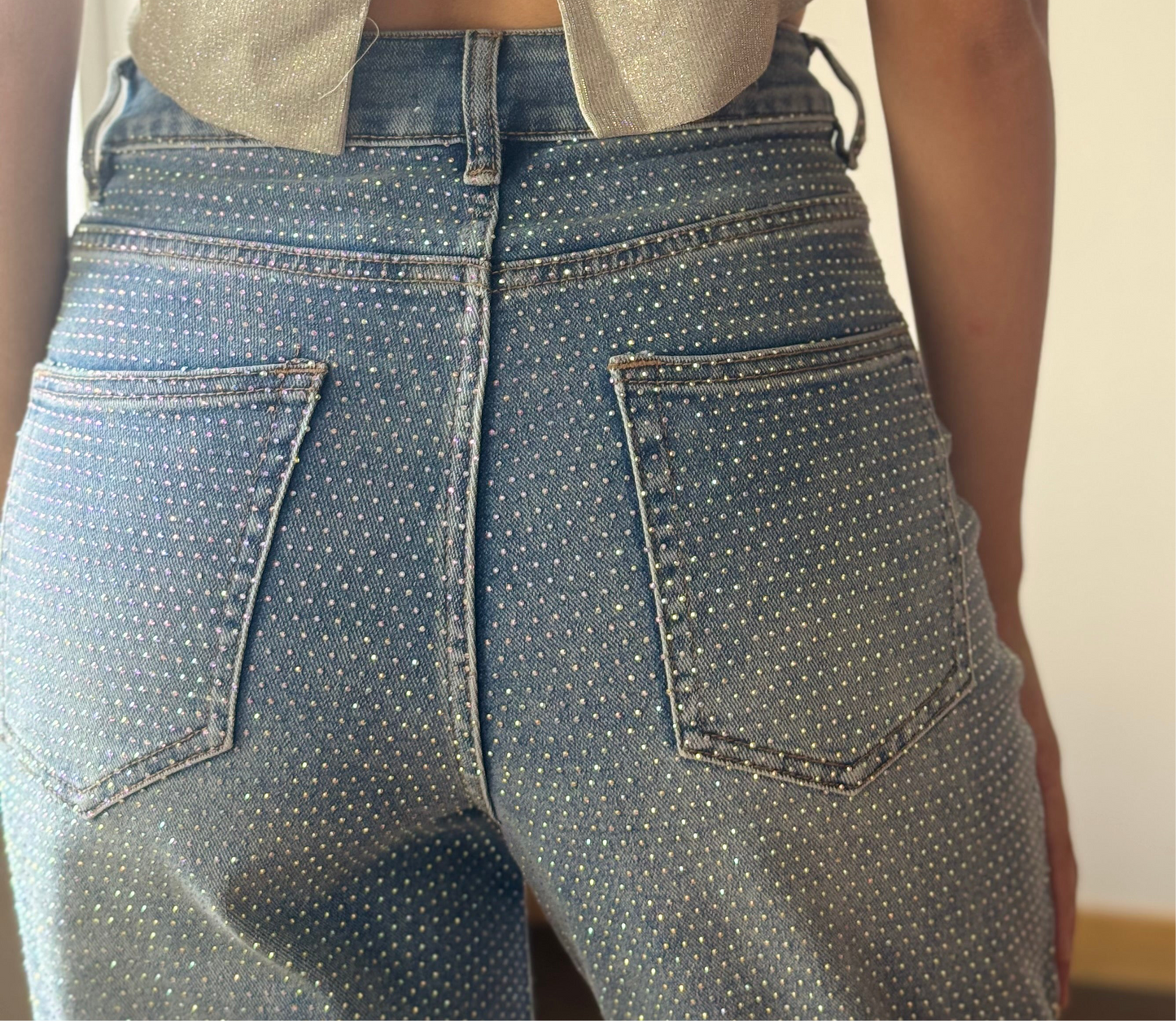 Pantalon Wide Brillos