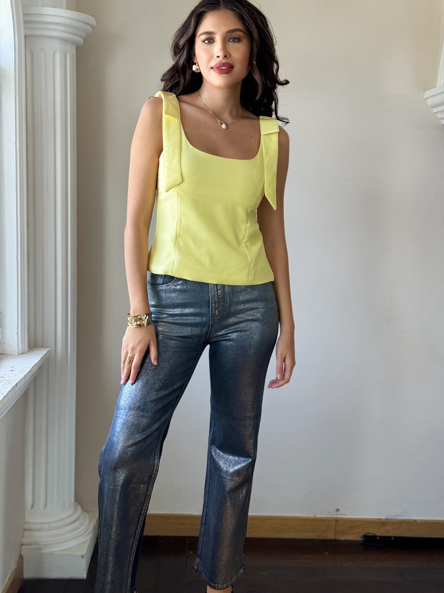 Blusa moños