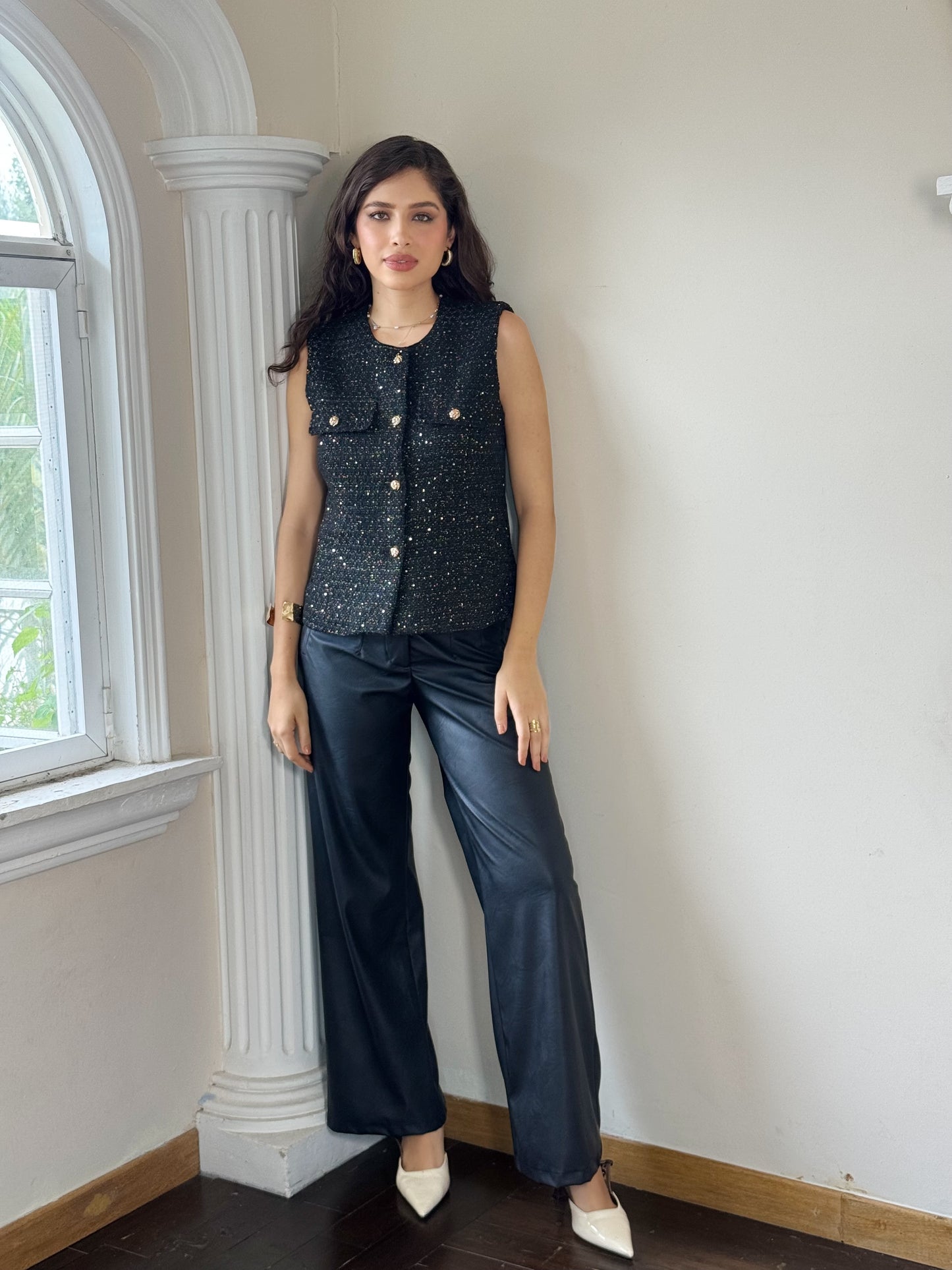 Chaleco Tweed