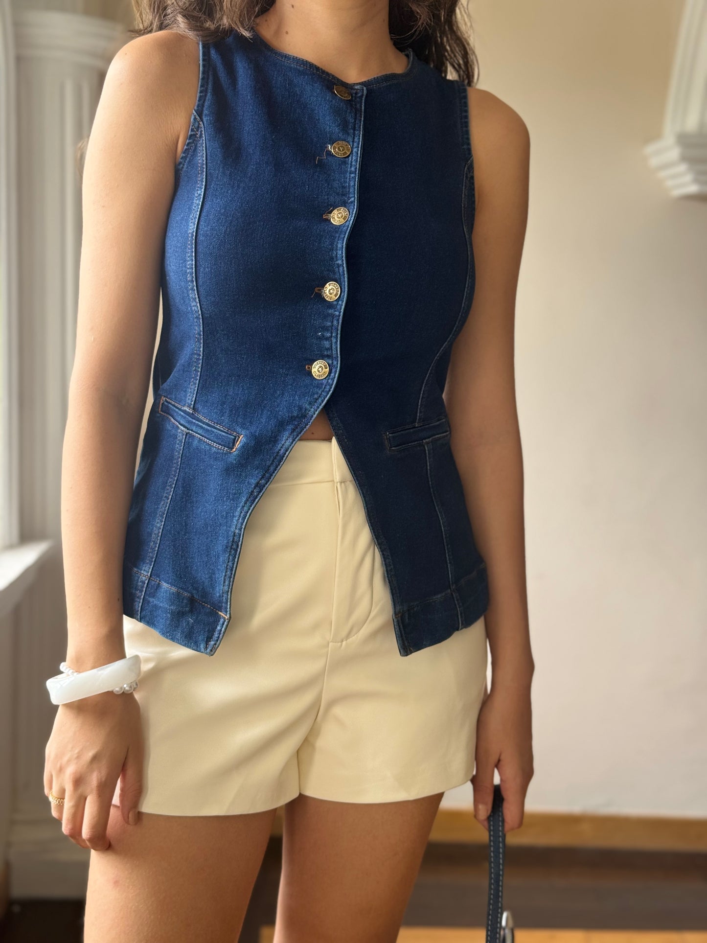 Chaleco de mezclilla