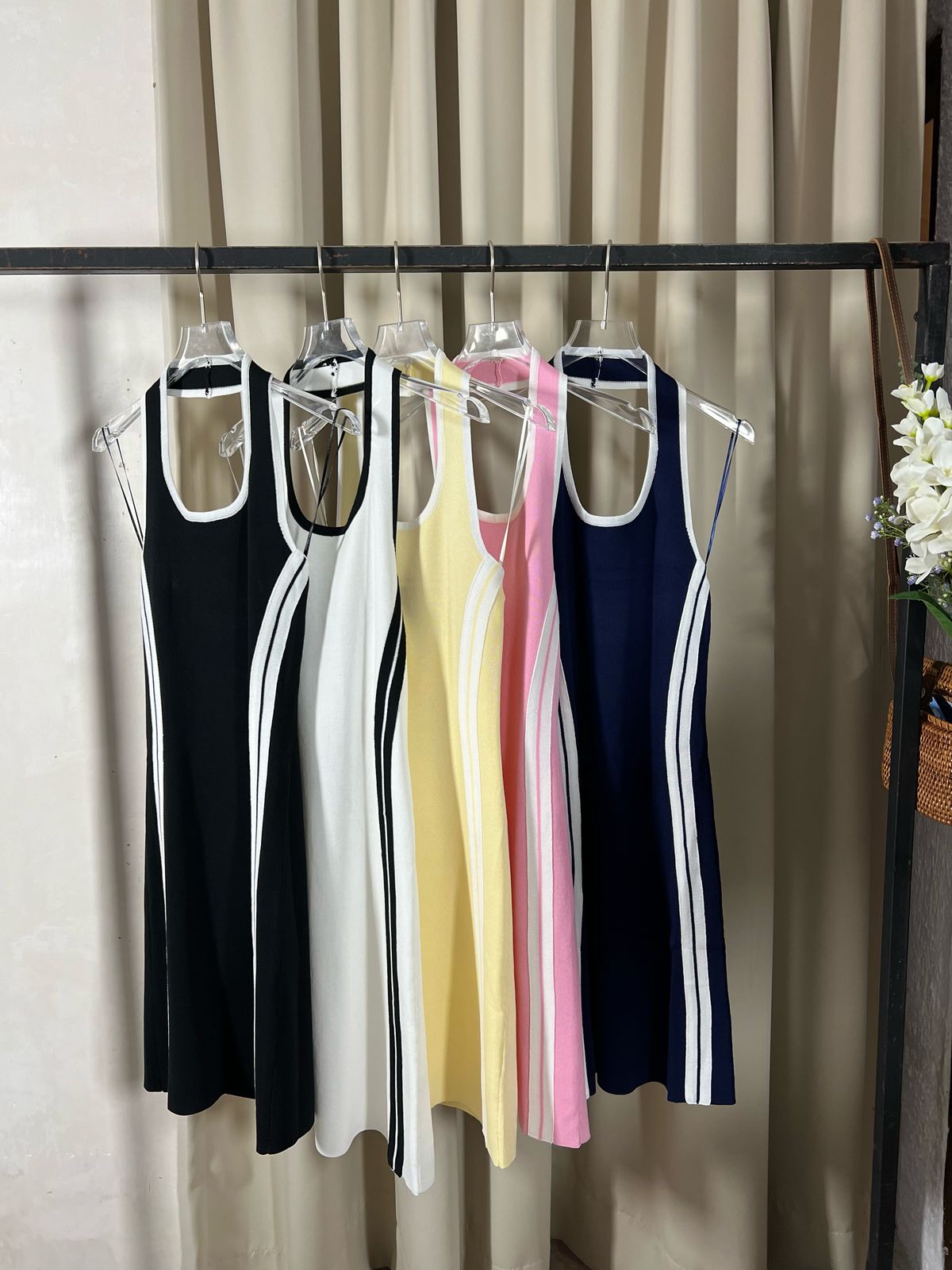 Vestido Tejido Halter