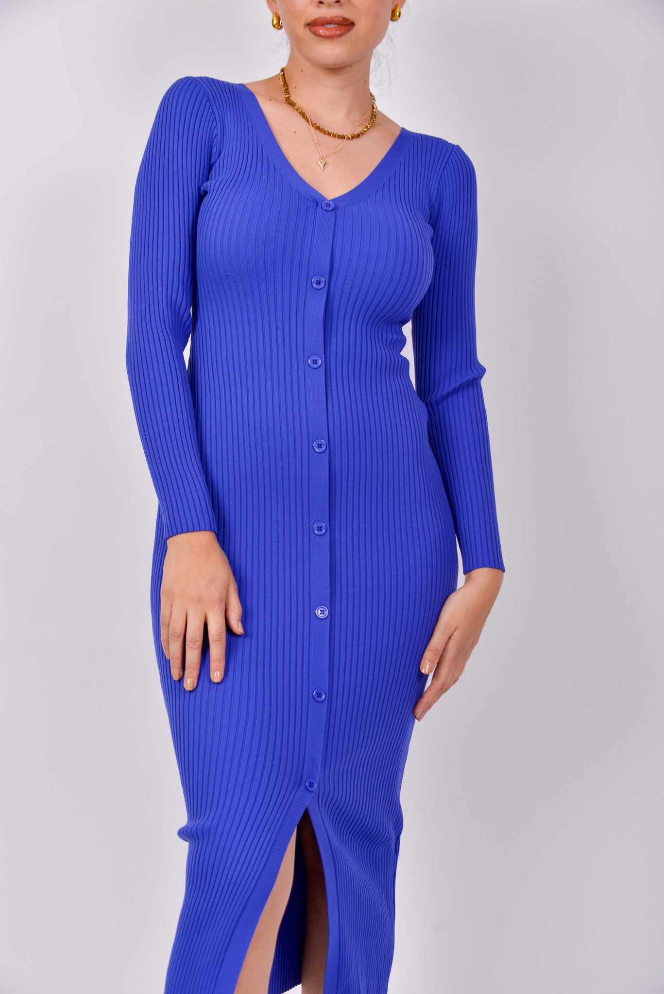 Vestido Abierto de botones