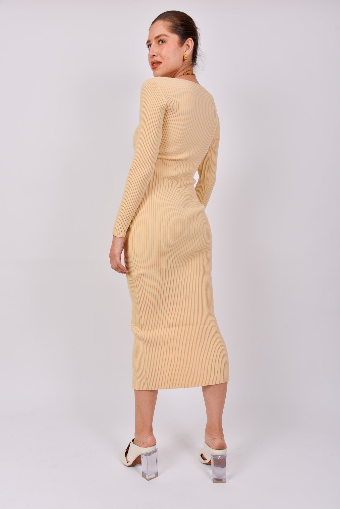 Vestido Abierto de botones