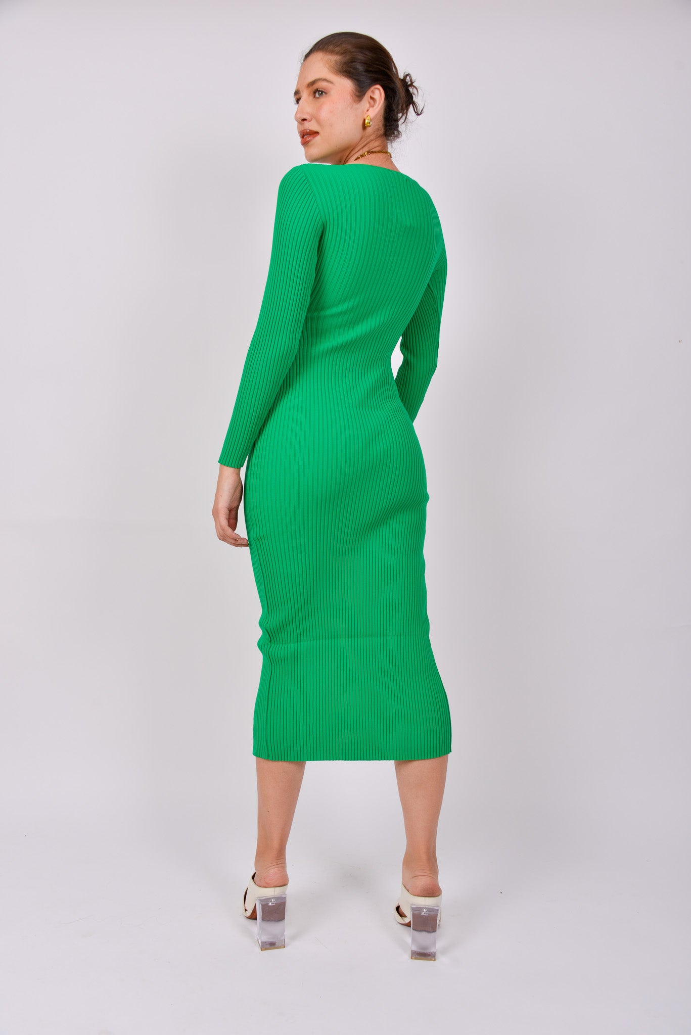 Vestido Abierto de botones