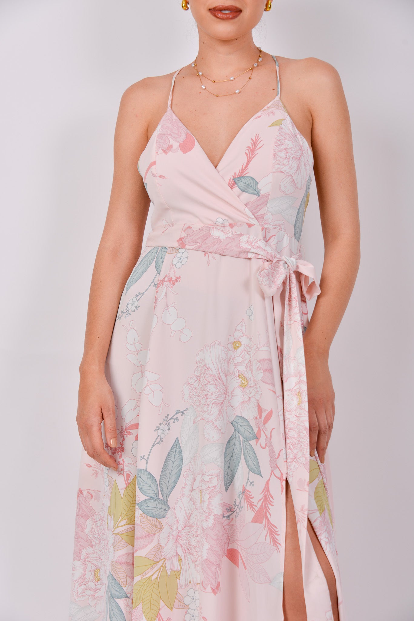 Maxi vestido de flores