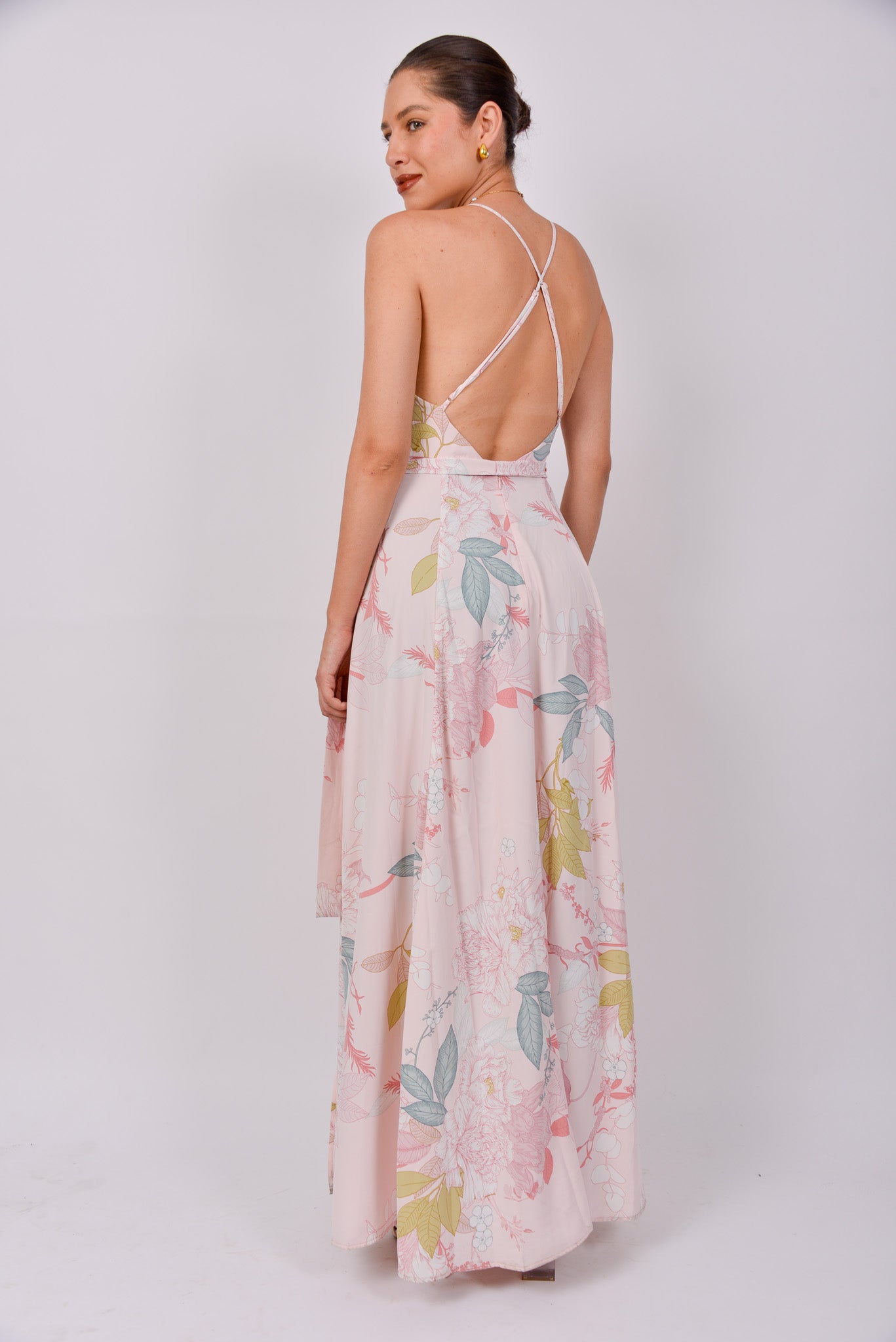 Maxi vestido de flores