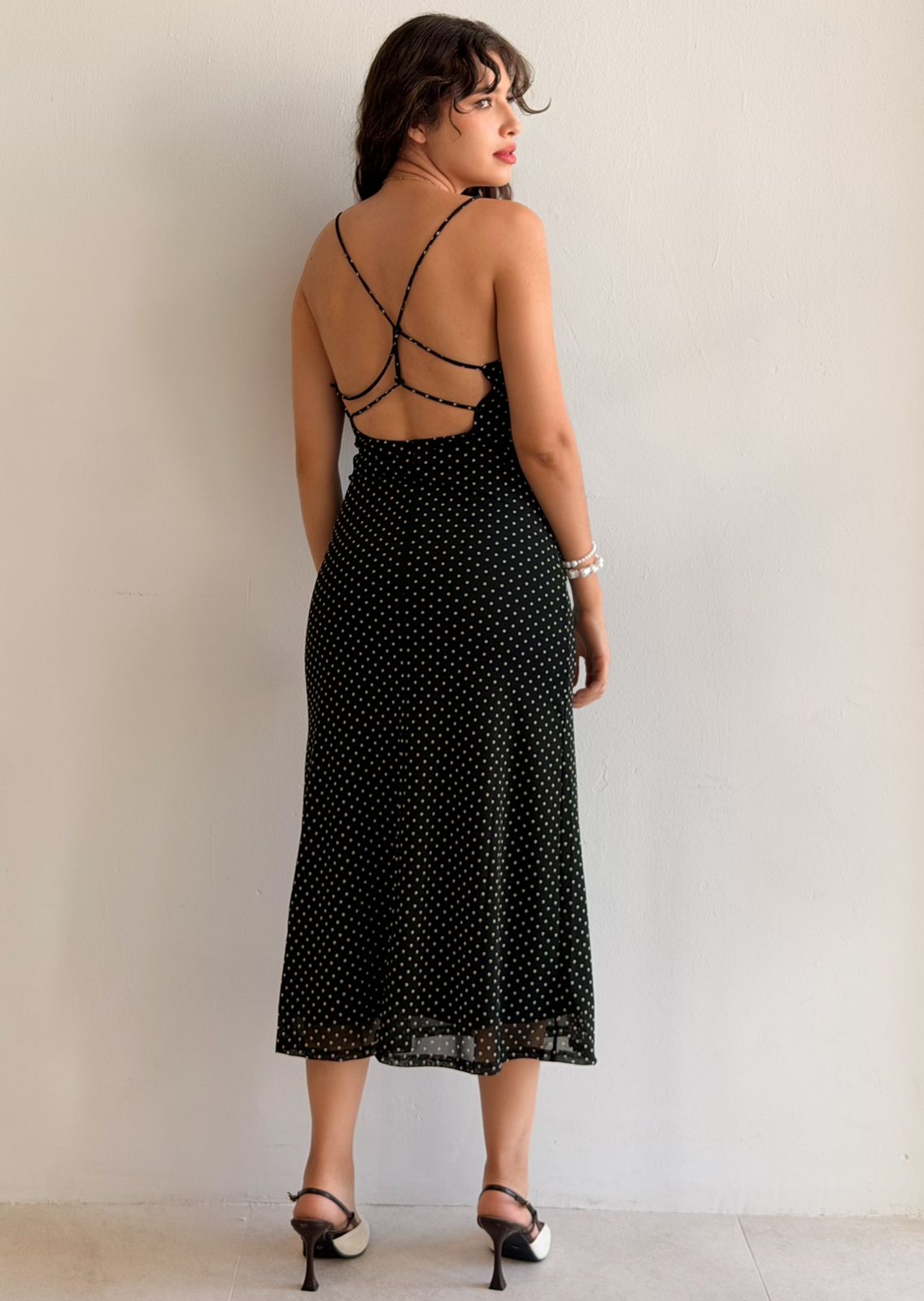 Vestido de puntos