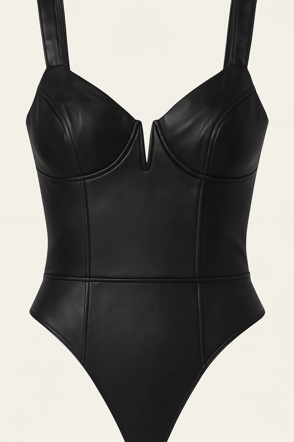 Body de vinipiel
