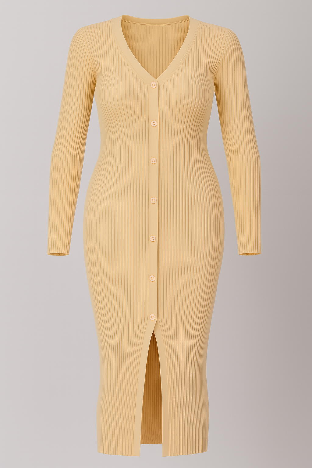 Vestido Abierto de botones