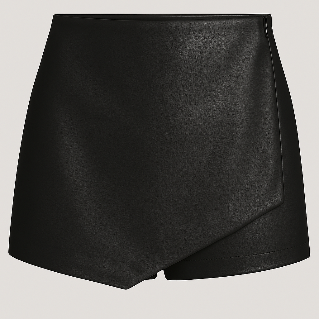 Falda Short vinipiel