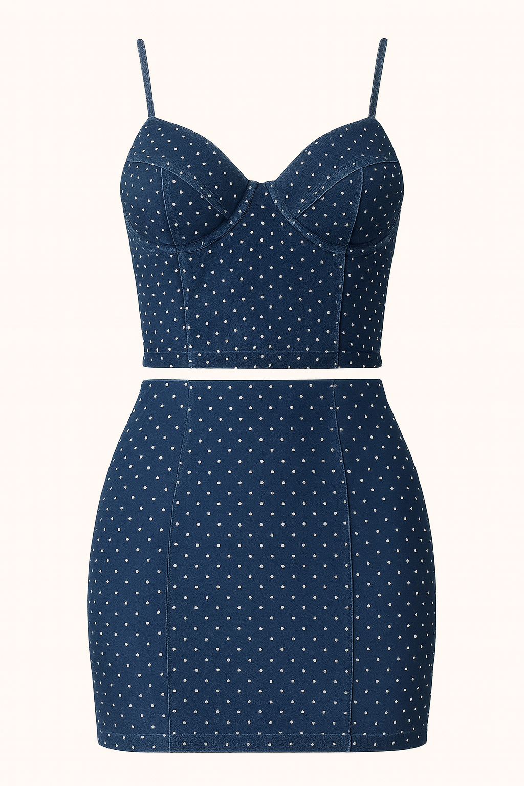 Conjunto mezclilla con brillos