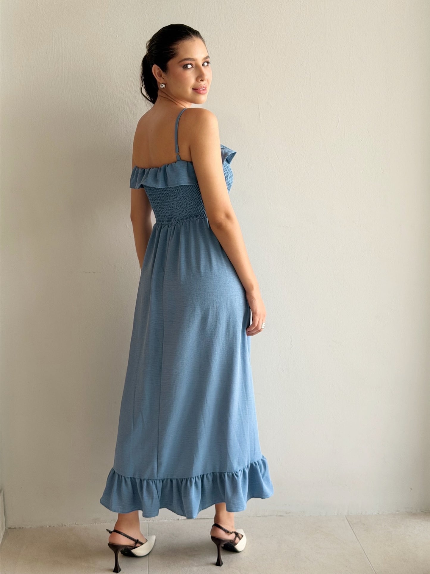 Vestido Tirantes Olanes