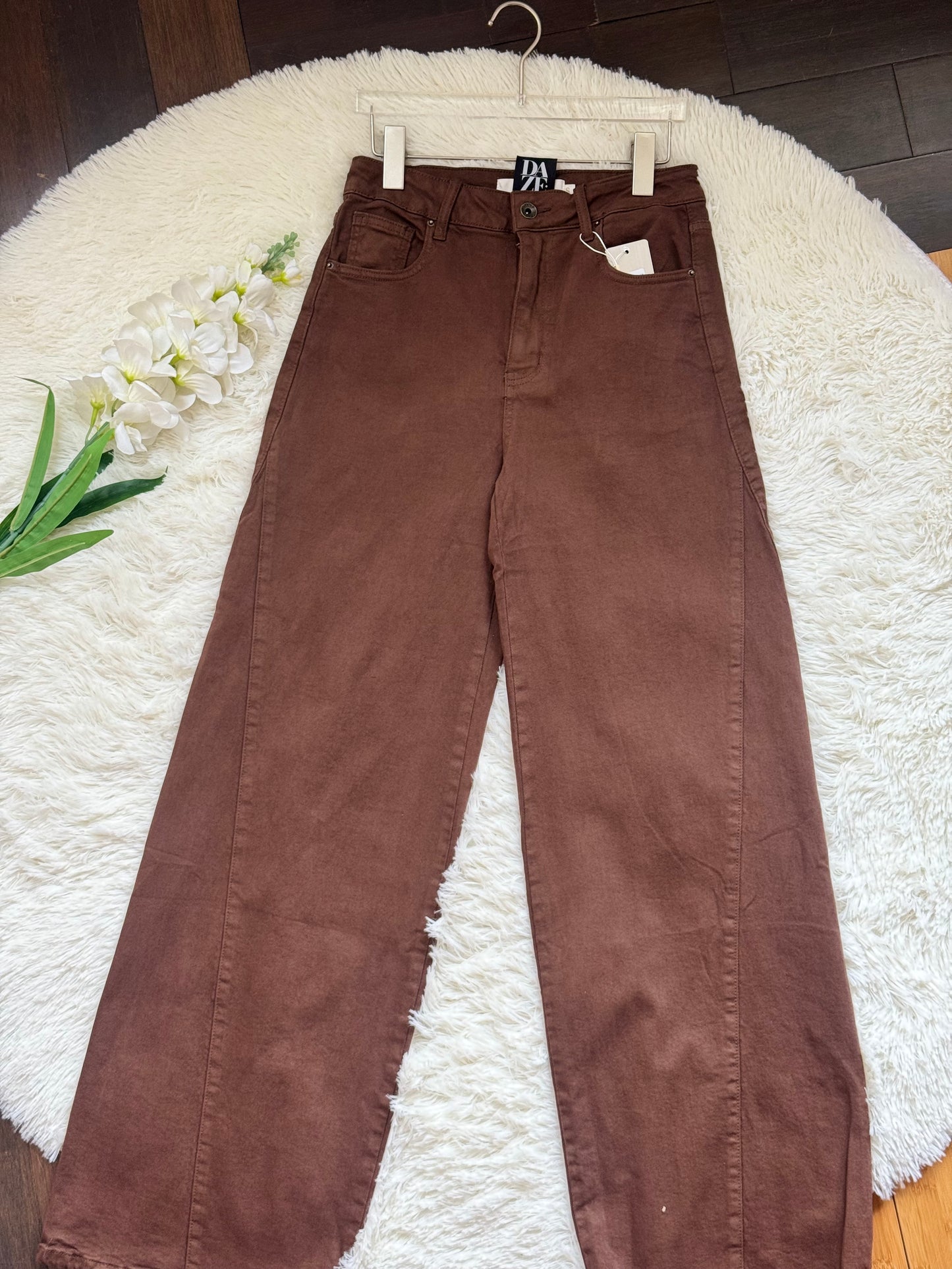 Jeans café wide leg
