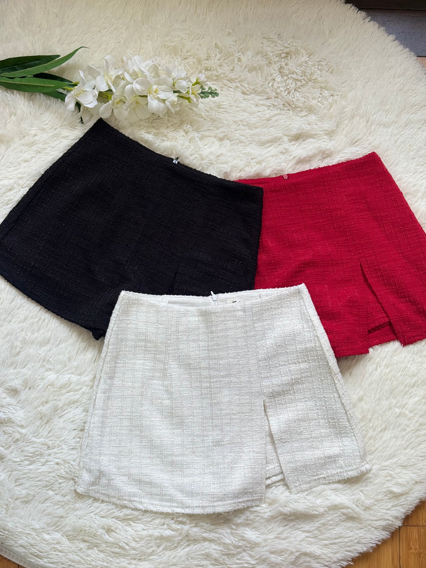 Conjunto tweed con brillos