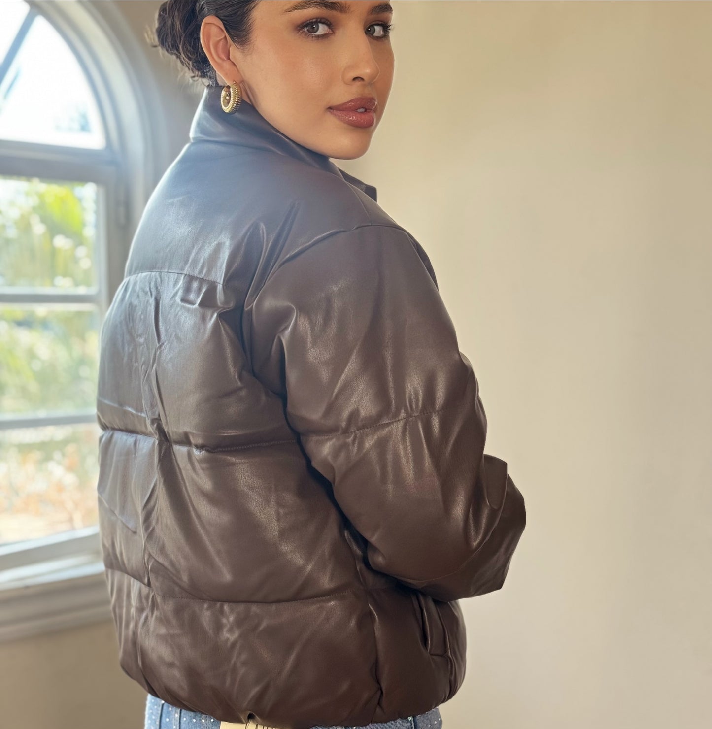 Chaqueta bomber vinipiel