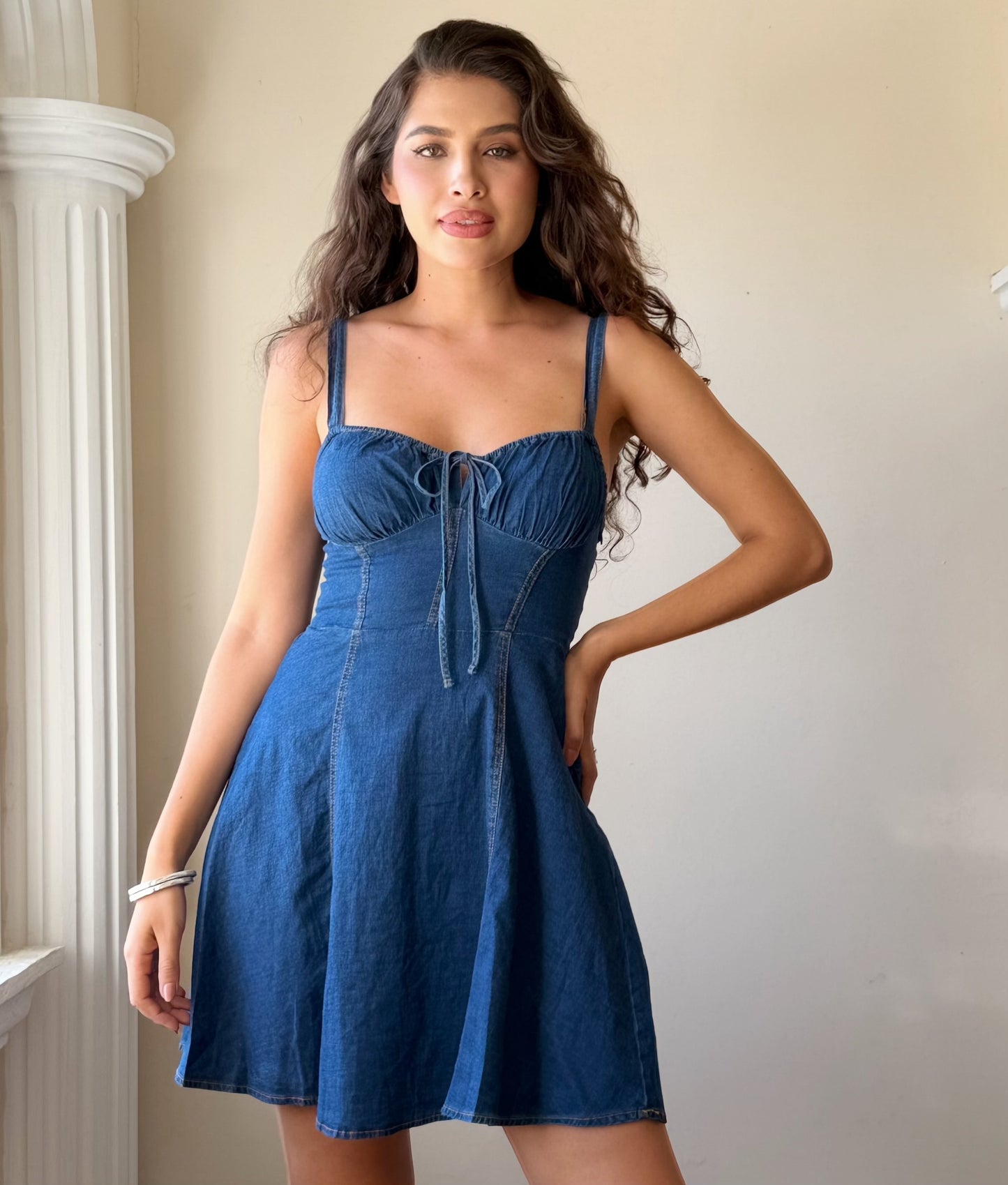 Vestido campesino Mezclilla