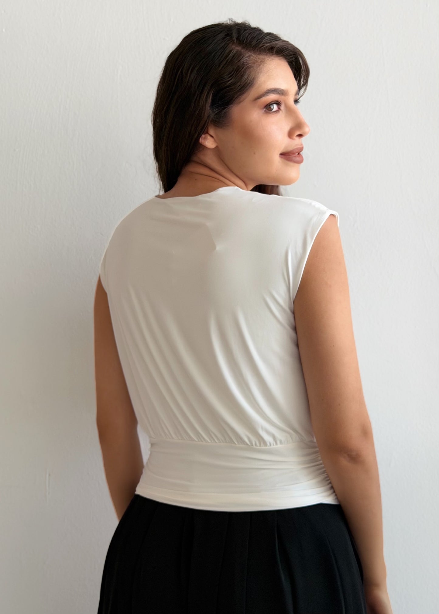 Blusa Drapeada