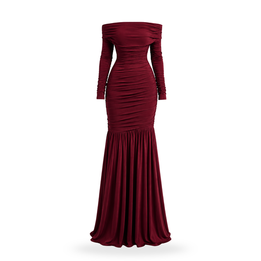 Vestido Mesh Manga larga