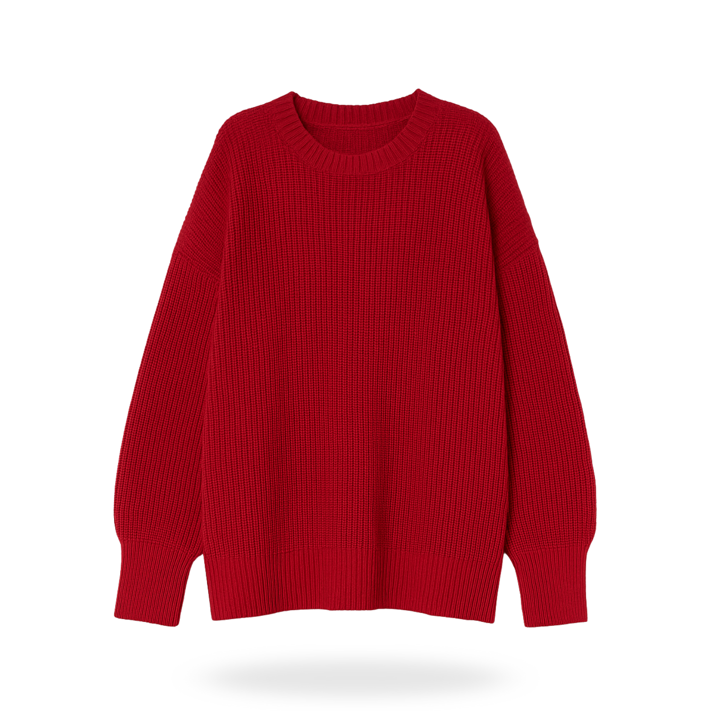 Suéter cuello redondo