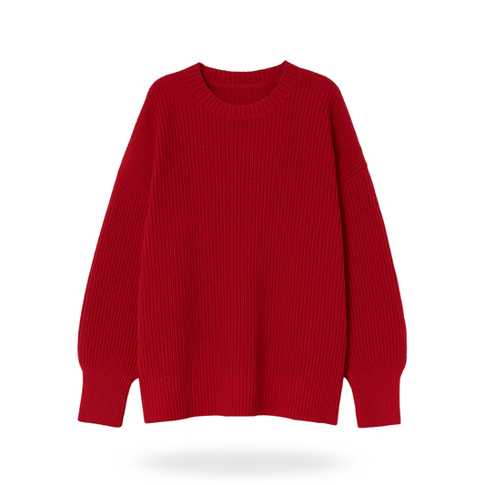 Suéter cuello redondo