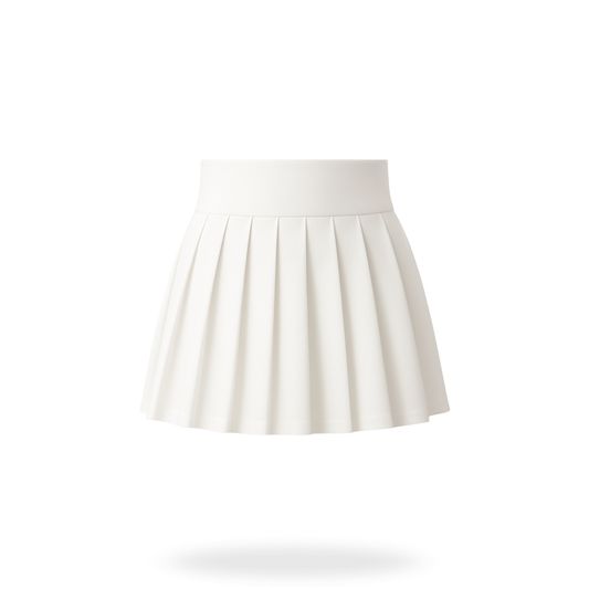 Falda tableada con short