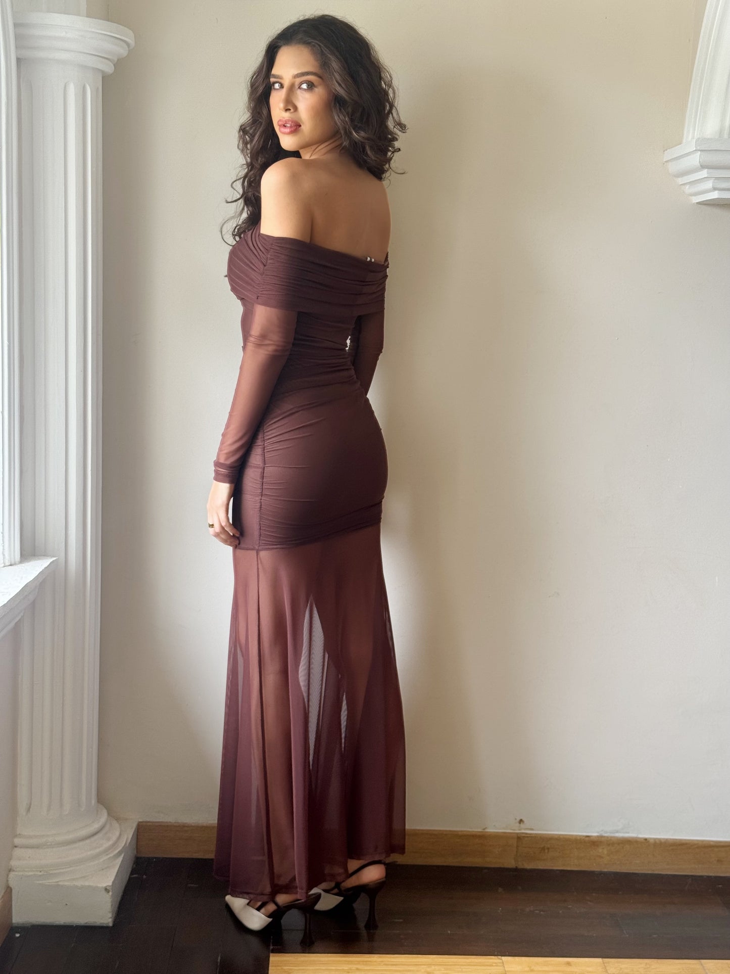 Maxi Vestido mesh