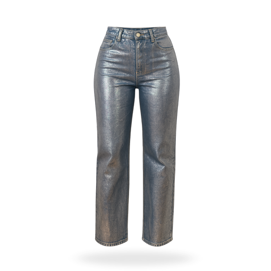 Jeans detalle metálico