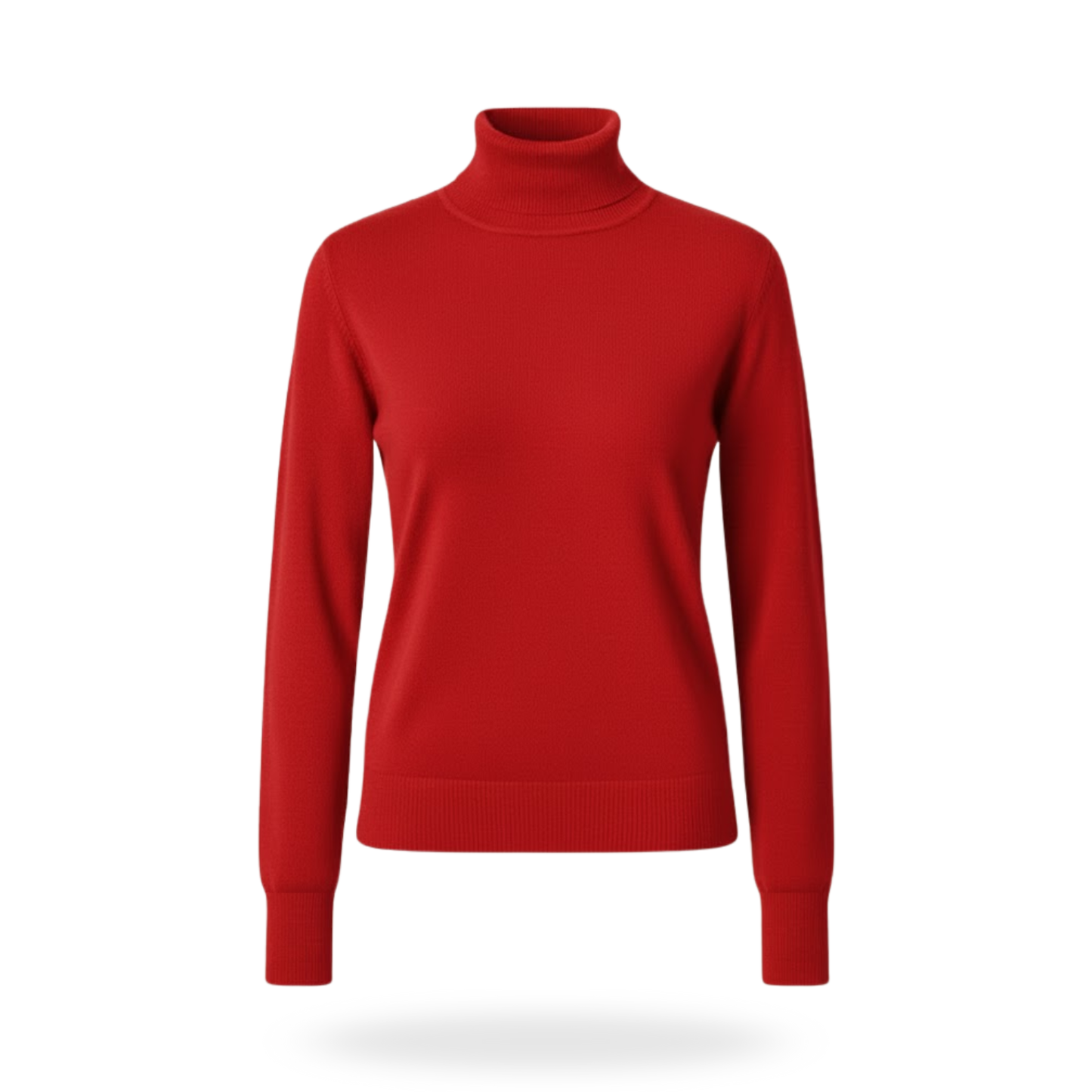 Blusa tejida cuello tortuga