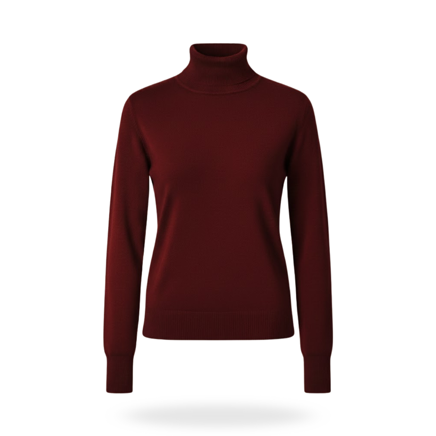 Blusa tejida cuello tortuga