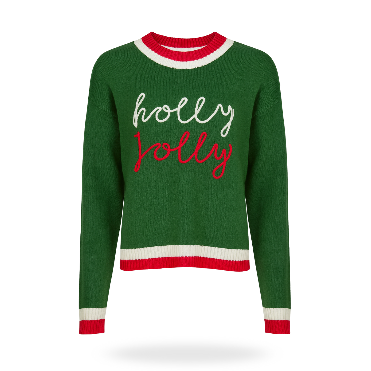 Suéter holly jolly navideño