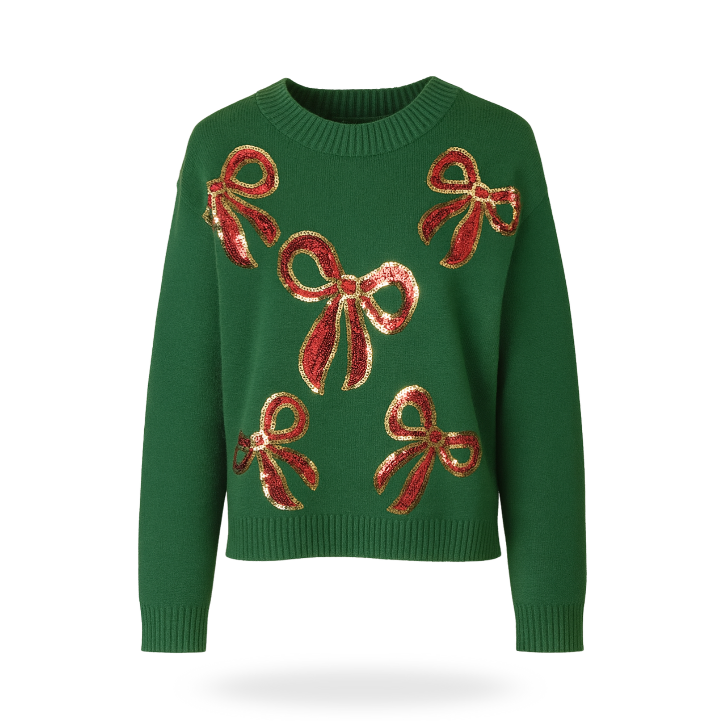 Suéter moños navideño