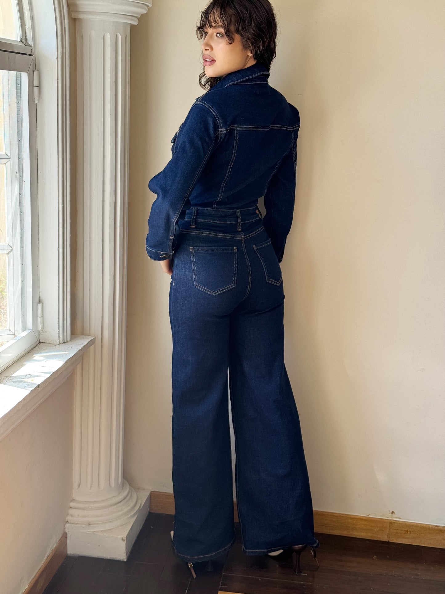 Palazzo Mezclilla Premium