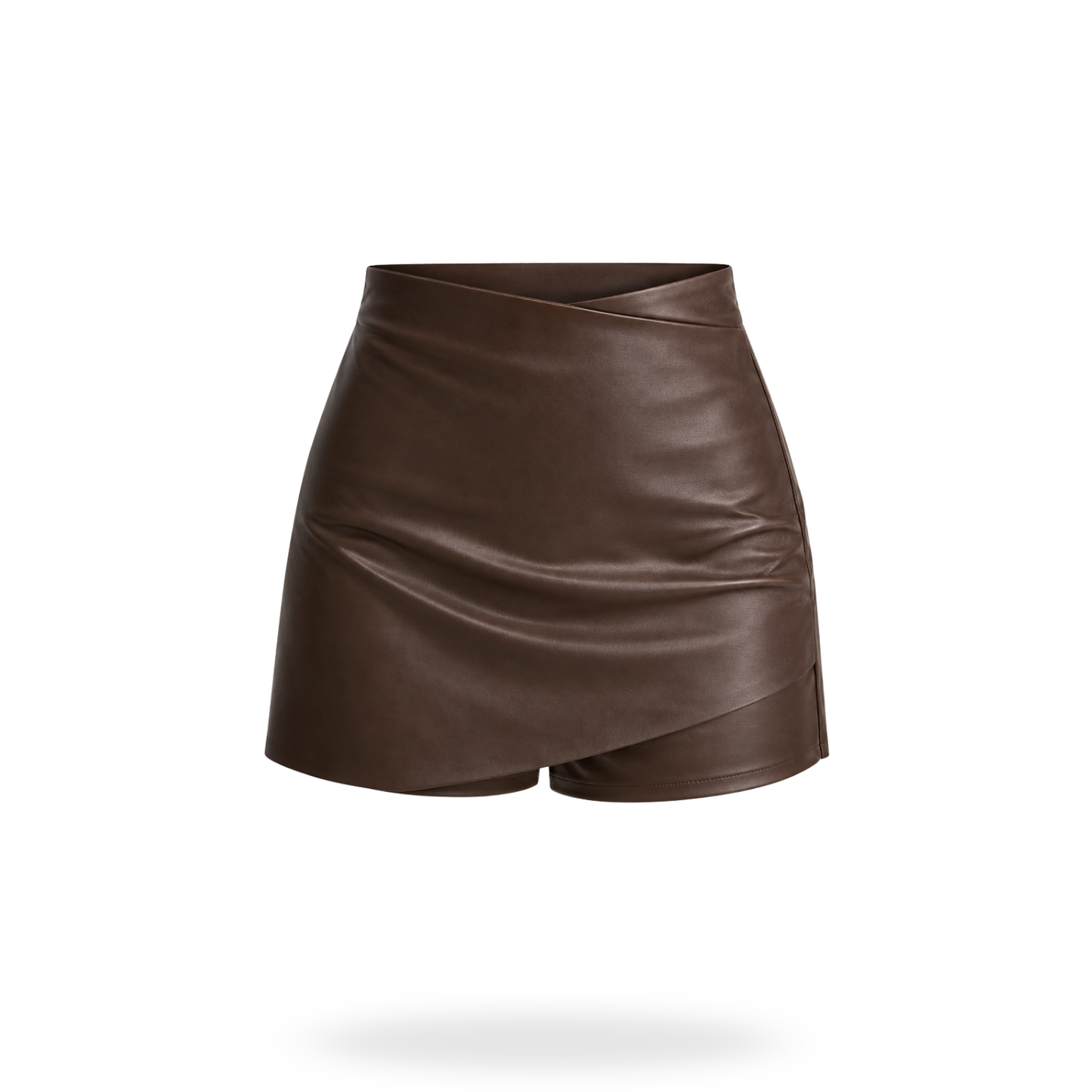 Faldashort de vinipiel