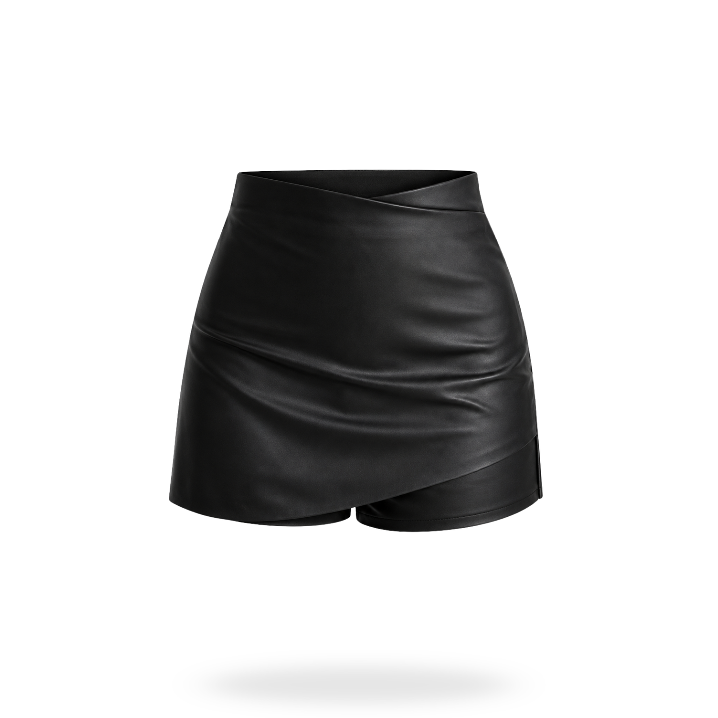 Faldashort de vinipiel