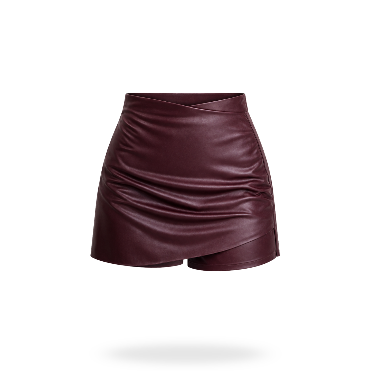 Faldashort de vinipiel