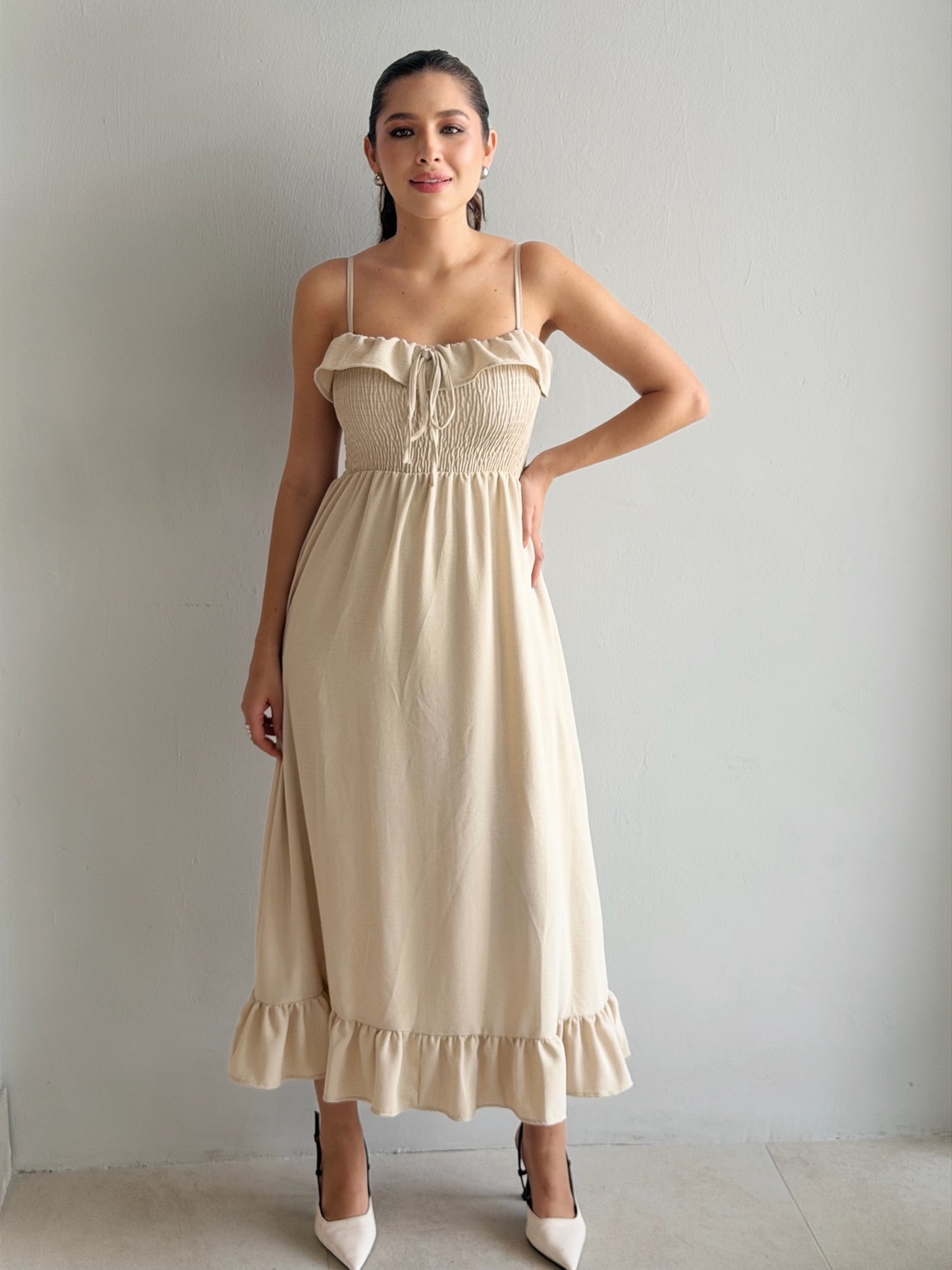 Vestido Tirantes Olanes