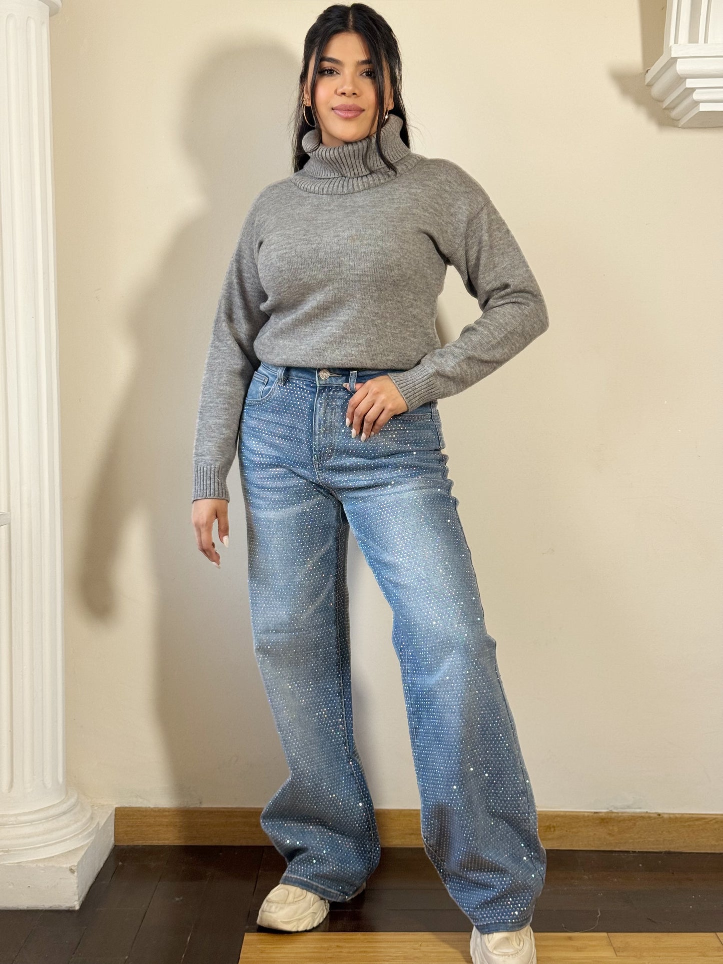 Pantalon Wide Brillos