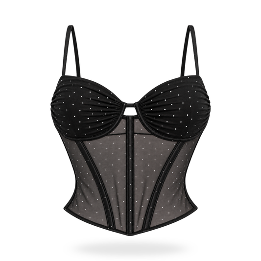 Corset de brillos
